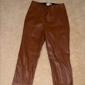 H&M Faux Leather Leggings